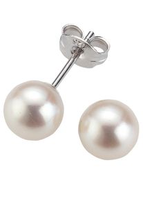 Paar Ohrstecker Firetti "Schmuck Geschenk Ohrschmuck Perle" Gr. 3, bunt (silberfarben, wei&szlig;), Ohrringe, Damen, 3, Perlen Silber 925 (Sterlingsilber), Perlen, Silber 925 (Sterlingsilber), Paar Ohrstecker, mit S&uuml;&szlig;wasserzuchtperle