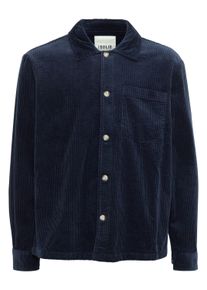 !Solid Langarmhemd SOLID "Langarmhemd SDIngvi", Herren, Gr. S, N-Gr, blau (insignia blau), Obermaterial: 100% Baumwolle CO., Hemden Langarmhemd