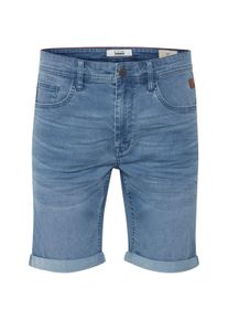 Jeansshorts Blend "Shorts BHBendigo", Herren, Gr. L, N-Gr, blau (denim light blau), Obermaterial: 70% Baumwolle CO. 24% Polyester PES. 4% Viskose CV. 2% Elasthan EL., Jeans Jeansshorts