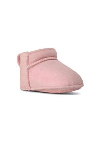 UGG Australia Krabbelschuh UGG "Classic Ultra Mini Dazzle", M&auml;dchen, Gr. 2/3 (18), ribbon candy, Veloursleder, Glitzer, Schuhe Krabbelschuh, Babyschuh, Schneestiefel mit Klettverschluss