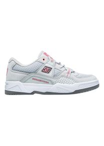 Sneaker DC Shoes "Construct", Damen, Gr. 5(36), grau (grau, blushing bride), Obermaterial:54.6% Leder, 20.9% Synthetikmaterial, 25.5% Microfaser;, Schuhe Sneaker