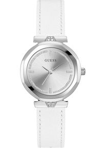 Quarzuhr Guess "RUMOUR", wei&szlig;, Armbanduhren, Damen, Quarzuhr, Armbanduhr, Damenuhr