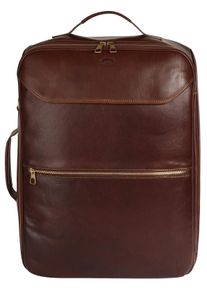 Pike Reisetasche PIK&Eacute;, Herren, Gr. B/H/T: 38cm x 50cm x 17cm onesize, braun, Leder, Taschen Reisetasche, echt Leder, Made in Italy