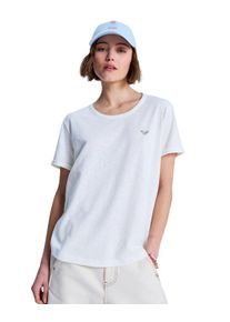 T-Shirt Roxy "Oceanwave Regular Emby", Damen, Gr. M, egret, Obermaterial: 60% Walkfrottier, 40% Microfaser;, Shirts T-Shirt