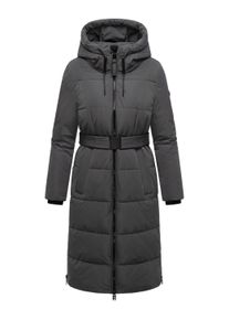 Steppmantel Navahoo "Steppmantel Herbstnebel 14", Damen, Gr. M, grau (anthrazit), Obermaterial: 100% Polyester PES. Obermaterial: Futter: 100% Polyester PES. 100% Polyester PES., M&auml;ntel Steppmantel