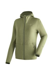 Fleecejacke Maier Sports "Fave W", Damen, Gr. 42, gr&uuml;n (lindgr&uuml;n), 95% Polyester, 5% Elasthan, Rundhals, Jacken Fleecejacke, Damen Fleece mit verstellbarer Kapuze, atmungsaktiver Zip-Hoodie
