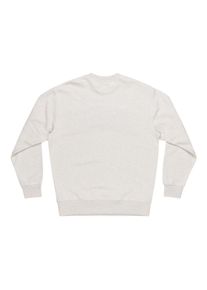 Sweatshirt DC Shoes "Varsity", Herren, Gr. S, grau (snow heather), Obermaterial: 80% Walkfrottier, 20% Microfaser;, Sweatshirts Sweatshirt