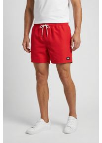 Boardshorts Vans "PRIMARY II ELASTIC BOARDSHORT", Herren, Gr. XXL, N-Gr, racing rot, Obermaterial: 100% Polyester, Hosen Boardshorts, mit Kordelverschluss, sportlicher Stil, bequemer Sitz