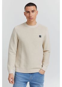 !Solid Strickfleece-Pullover SOLID "Strickpullover SDValencia", Herren, Gr. XL, beige (oatmeal), Obermaterial: 100% Baumwolle CO., Pullover Strickfleece-Pullover