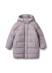 Steppjacke Wheat "Puffer Coat Yrsa", M&auml;dchen, Gr. 140, schwarz lavender, Web, Obermaterial: 100% Polyester, unifarben, A-Linie normal, B&uuml;ndchen, Jacken Steppjacke, Kunstfaser, wasserdicht, atmungsaktiv, Reflektor