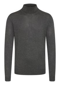Rollkragenpullover Blend "Rollkragenpullover BHMWEDAT", Herren, Gr. L, grau (charcoal mix), Obermaterial: 78% Viskose CV. 22% Polyester PES., Pullover Rollkragenpullover