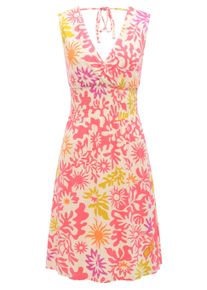 Sommerkleid Ragwear "Sommerkleid Aini Print", Damen, Gr. M, N-Gr, pink (pink combo), Obermaterial: 95% Viskose CV. 5% Elasthan EL., Kleider Sommerkleid