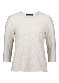 Rundhalsshirt Betty Barclay "Basic Shirt mit Rundhalsausschnitt", Damen, Gr. 44, beige, Obermaterial: 94% Polyester PES. 6% Elasthan EL., Shirts Rundhalsshirt