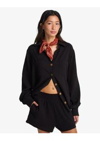 Shorts Billabong "IN THE WAVES", Damen, Gr. S (36), N-Gr, schwarz pebble, Web, Obermaterial: 100% Baumwolle, unifarben, ca. Mitte Oberschenkel, Hosen Shorts, sportlicher Stil, f&uuml;r sportliche Aktivit&auml;ten