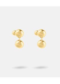 Paar Ohrstecker Liebeskind Berlin "Schmuck Geschenk Edelstahl Ohrringe Steel Ball", gelbgoldfarben, Ohrringe, Damen, Edelstahl, Paar Ohrstecker