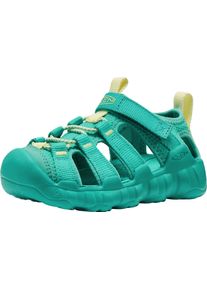 Sandale Keen "HYPERPORT H2", M&auml;dchen, Gr. 26, bright aqua, wax gelb, Synthetik, Schuhe Sandale, waschbar und schnell trocknend