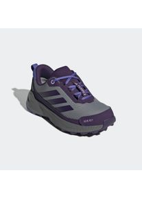 Wanderschuh adidas terrex "TERREX TRAILMAKER 2 RAIN.RDY", Jungen, Gr. 37, blau (grau three, aurora plum, semi cobalt blau), Synthetik, Textil, Schuhe Wanderschuh, wasserdicht