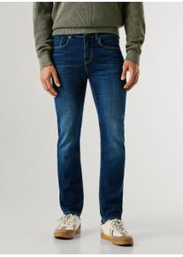 Straight-Jeans Pepe Jeans "CASH", Damen, Gr. 36, L&auml;nge 32, schwarz used, Denim/Jeans, Obermaterial: 98% Baumwolle, 2% Elasthan, straight fit lang, Jeans Straight-Jeans, im 5-Pocket-Stil