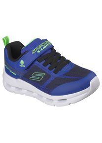 Sneaker Skechers "GLIDE-STEP LIGHTS", Jungen, Gr. 31, schwarz, blau, Lederimitat, Textil, Mesh, mehrfarbig, Schuhe Sneaker, Freizeitschuh mit Glide-Step, Gr&ouml;&szlig;enschablone zum Download