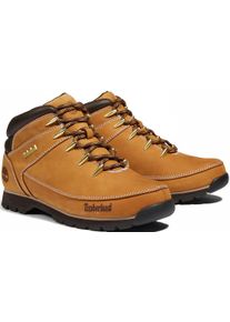 Schn&uuml;rboots Timberland "EURO SPRINT - MID LACE BOOT", Herren, Gr. 41, gelb (wheat), Leder, Schuhe Schn&uuml;rboots, Winterstiefel, Schn&uuml;rstiefel, Winterschuhe