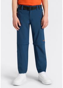Zip-off-Hose CMP "KID ZIP-OFF-PANT", Jungen, Gr. 152, N-Gr, midnight, Obermaterial: 89% Polyester, 11% Elasthan, Hosen Zip-off-Hose, Elastisch & Atmungsaktiv & Schnell trocknend & f&uuml;r Kinder