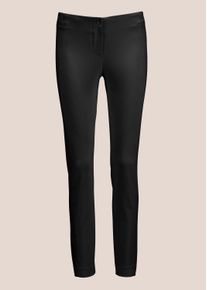 Madeleine Mode Stoffhose MADELEINE "Hose Schlanke Stretch-Hose mit Vichy-Karo", Damen, Gr. 34, N + K Gr, schwarz, Obermaterial: 74% Viskose CV. 23% Polyamid PA. 3% Elasthan EL., Hosen Stoffhose