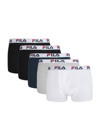 Boxershorts Fila "Boxershort 5er Pack", Herren, Gr. XL, bunt (mehrfarbig), Obermaterial: 95% Baumwolle CO. 5% Elasthan EL., Unterhosen Boxershorts