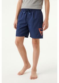 Badeshorts Brunotti "CESTERY BOYS SWIM SHORTS", Kinder, Gr. 164, N-Gr, indigo blau, Obermaterial: 100% Polyester. Futter: 100% Polyester, Badehosen Badeshorts, f&uuml;r Jugendliche, sportlicher Stil, leichtes Tragegef&uuml;hl