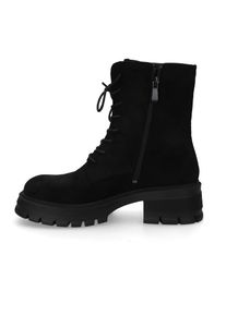 Schn&uuml;rboots Dockers by Gerli, Damen, Gr. 38, schwarz, Textil, Schuhe Schn&uuml;rboots, Biker Boots mit Rei&szlig;verschluss