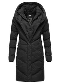 Steppmantel Ragwear "Steppmantel Natalka", Damen, Gr. XL, schwarz (schwarz22), Obermaterial: 100% Polyester PES. Obermaterial: Futter: 100% Polyester PES. 100% Polyester PES., M&auml;ntel Steppmantel