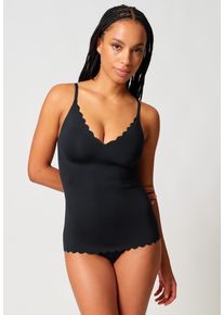 Achseltop Skiny "Sensation", Damen, Gr. 44, 1 Stk., N-Gr, schwarz, Obermaterial: 56% Polyamid, 44% Elasthan, unifarben, normal, Unterhemden Achseltop
