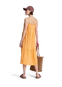 A-Linien-Kleid Roxy "Down The Line", Damen, Gr. XL, US-Gr&ouml;&szlig;en, papaya, Obermaterial: 60% Walkfrottier, 40% Viskose;, Kleider A-Linien-Kleid