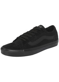 Sneaker Vans "Vero LS", Herren, Gr. 44, schwarz, schwarz, Leder, Schuhe Sneaker
