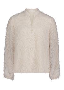 BETTY & CO Schlupfbluse BETTY & CO "Schlupfbluse mit Struktur", Damen, Gr. 44, wei&szlig; (cream), Obermaterial: 100% Polyester PES., Blusen Schlupfbluse