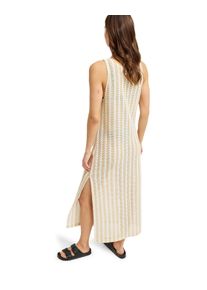 Maxikleid Roxy "Moana Story", Damen, Gr. XL, US-Gr&ouml;&szlig;en, pebble, Obermaterial: 50% Walkfrottier, 50% Microfaser;, Kleider Maxikleid