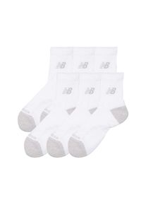 Sportsocken New Balance, Damen, Gr. XL (47/48), wei&szlig;, Obermaterial: 100% Polyester, Socken Sportsocken