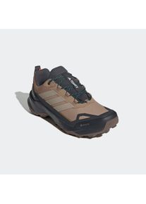 Wanderschuh adidas terrex "TERREX SKYCHASER AX5 GORE-TEX", Herren, Gr. 42,5, orange (cardboard, blanch cargo, semi impact orange), Synthetik, Textil, Schuhe Wanderschuh, wasserdicht dank Gore-Tex Membrane