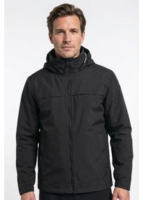 Sch&ouml;ffel Regenjacke SCH&Ouml;FFEL "Jacket Style Bohorok MNS", Herren, Gr. 46, schwarz, Obermaterial: 100% Polyester, Jacken Regenjacke, f&uuml;r Trekking und Wandern, wasserdicht mit 10.000 mm Wassers&auml;ule