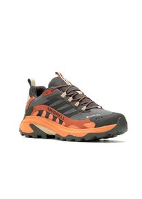 Wanderschuh Merrell "MOAB SPEED 2 GORE-TEX", Herren, Gr. 47, bunt (beluga), Synthetik, Schuhe Wanderschuh, wasserdicht dank Gore-Tex Membrane