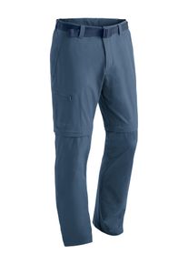 Outdoorhose Maier Sports "Tajo", Herren, Gr. 26, Kurzgr&ouml;&szlig;en, blau (jeansblau), 90% Polyamid, 10% Elasthan, Hosen Outdoorhose, Herren Zip-Off Wanderhose, atmungsaktive Trekkinghose, Regular Fit