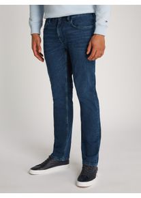 Straight-Jeans Tommy Hilfiger "CORE DENTON", Herren, Gr. 32, L&auml;nge 32, blau (tinted blau), Denim/Jeans, Obermaterial: 98% Baumwolle, 2% Elasthan, straight fit, Jeans Straight-Jeans