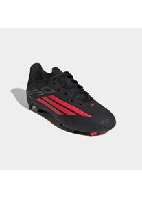 Fu&szlig;ballschuh adidas Performance "F50 LEAGUE FIRM GROUND / MULTI GROUND KIDS", Kinder, Gr. 30, core schwarz, lucid rot, core schwarz, Synthetik, Textil, Schuhe Fu&szlig;ballschuh, f&uuml;r viele verschiedene B&ouml;den geeignet, f&uuml;r Kinder & Jugendliche