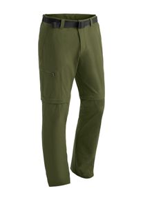Outdoorhose Maier Sports "Tajo", Herren, Gr. 29, Kurzgr&ouml;&szlig;en, gr&uuml;n (dunkelgr&uuml;n), 90% Polyamid, 10% Elasthan, Hosen Outdoorhose, Herren Zip-Off Wanderhose, atmungsaktive Trekkinghose, Regular Fit
