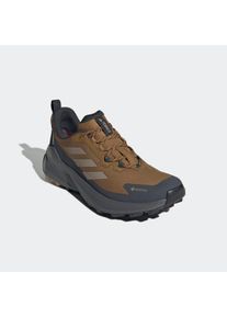 Wanderschuh adidas terrex "TERREX TRAILMAKER 2 GORE-TEX", Herren, Gr. 43, bronze strata, blanch cargo, carbon, Synthetik, Textil, Schuhe Wanderschuh, wasserdicht dank Gore-Tex Membrane
