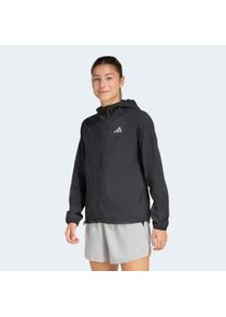 Laufjacke adidas Performance "RUN ESS JKT W", Damen, Gr. XXL, schwarz, Obermaterial: 100% Polyester, Jacken Laufjacke
