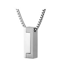 Kette mit Anh&auml;nger BOSS "CANDOR JEWELRY", edelstahlfarben, Halsketten, Damen, Edelstahl, L: 70 B: 2mm, Kette mit Anh&auml;nger, B:2mm