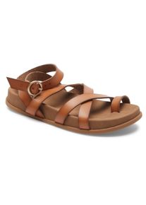 Sandale Roxy "Ahri", Damen, Gr. 8(38), braun (tan), Obermaterial:Obermaterial: 100% synthetisches PU, Futter: 100% synthetisches PU, Au&szlig;ensohle: 100% TPR;, Schuhe Sandale