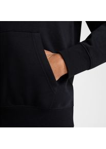 Kapuzensweatshirt Nike Sportswear "Nike Club Men's French Terry Pullover Hoodie", Herren, Gr. S, schwarz, Sweatware, Obermaterial: 80% Baumwolle, 20% Polyester, unifarben, Basic h&uuml;ftbedeckend, Rundhals, angesetztes B&uuml;ndchen, Sweatshirts Kapuzensweatshirt, mit Kapuze, f&uuml;r Freizeit und Sport, mit K&auml;ngurutasche