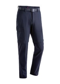 Outdoorhose Maier Sports "Torid slim zip", Herren, Gr. 28, Kurzgr&ouml;&szlig;en, blau (dunkelblau), 90% Polyamid, 10% Elasthan, Hosen Outdoorhose, Herren Zip-Off Wanderhose, atmungsaktive Trekkinghose, Slim Fit