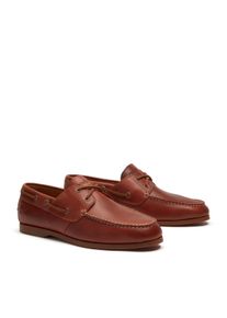 Bootsschuh Timberland "CEDAR BAY ESSENTIAL BOAT SHOE", Herren, Gr. 41, md brn f grain, Leder, Schuhe Bootsschuh, aus Leder